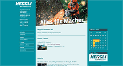 Desktop Screenshot of heggli.net
